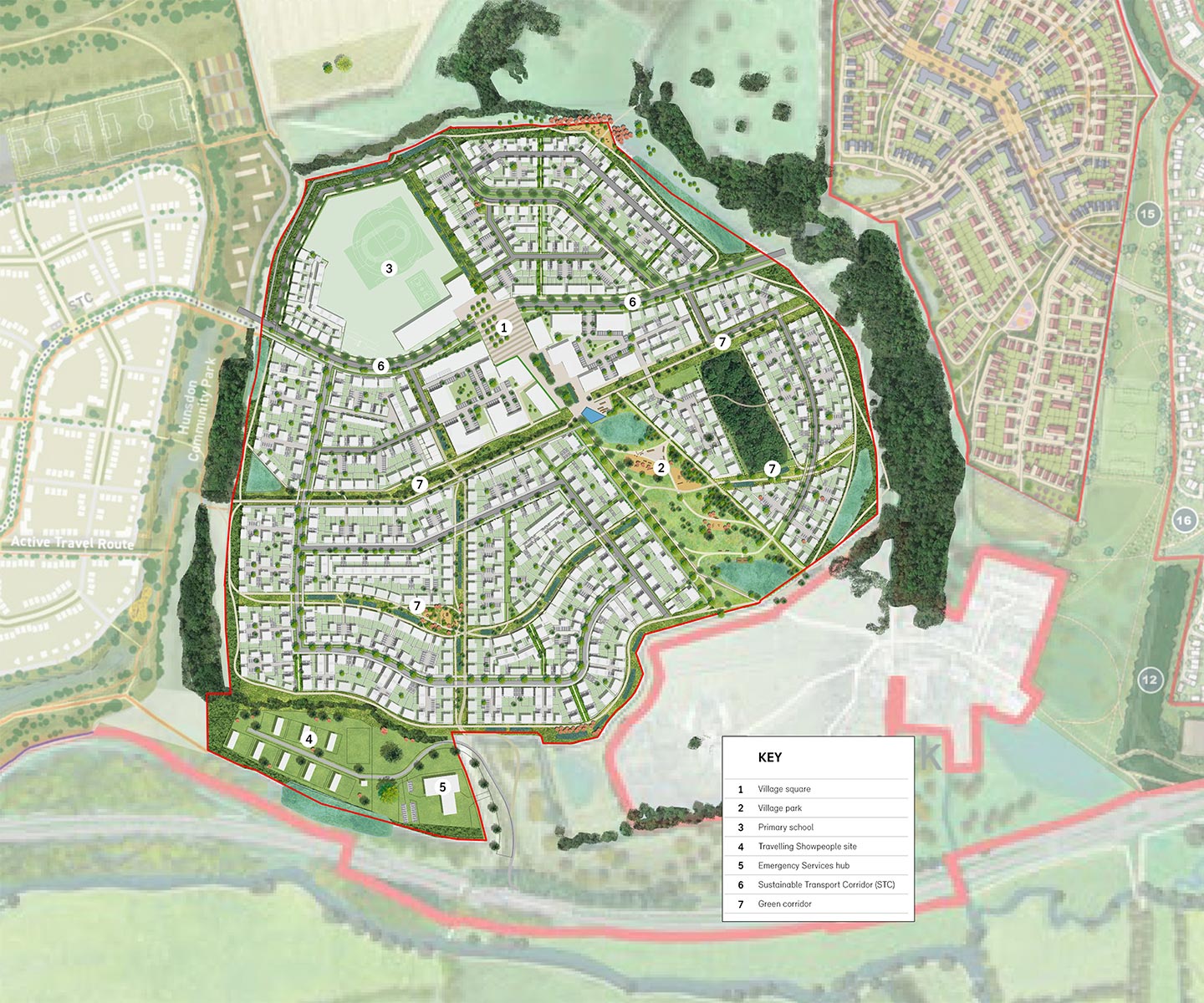 Illustrative Village 6 Masterplan